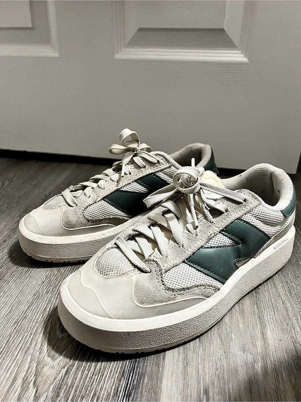 New Balance CT302 Sea Salt with Spruce Women's Sneakers White & Green